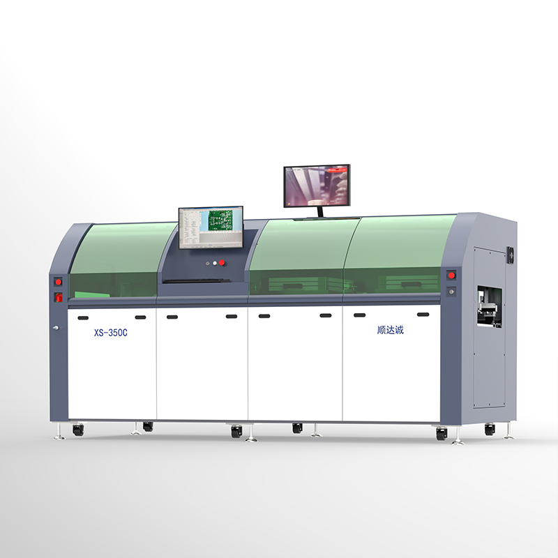 Selective wave soldering process on a mixed-technology board