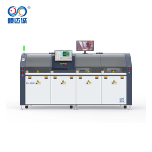 High-Throughput Four-Station Dual-Pot Inline Selective Wave Soldering Machine